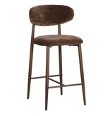 Pole To Pole Japandi keukenbar stoel umber (set van 2)