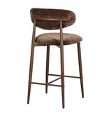 Pole To Pole Japandi keukenbar stoel umber (set van 2)