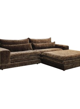 Pole To Pole Londen 3-zits + Ottoman umber