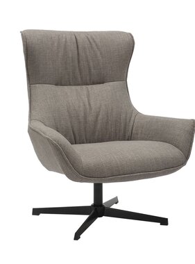 SalesFever Fauteuil structuurstof taupe