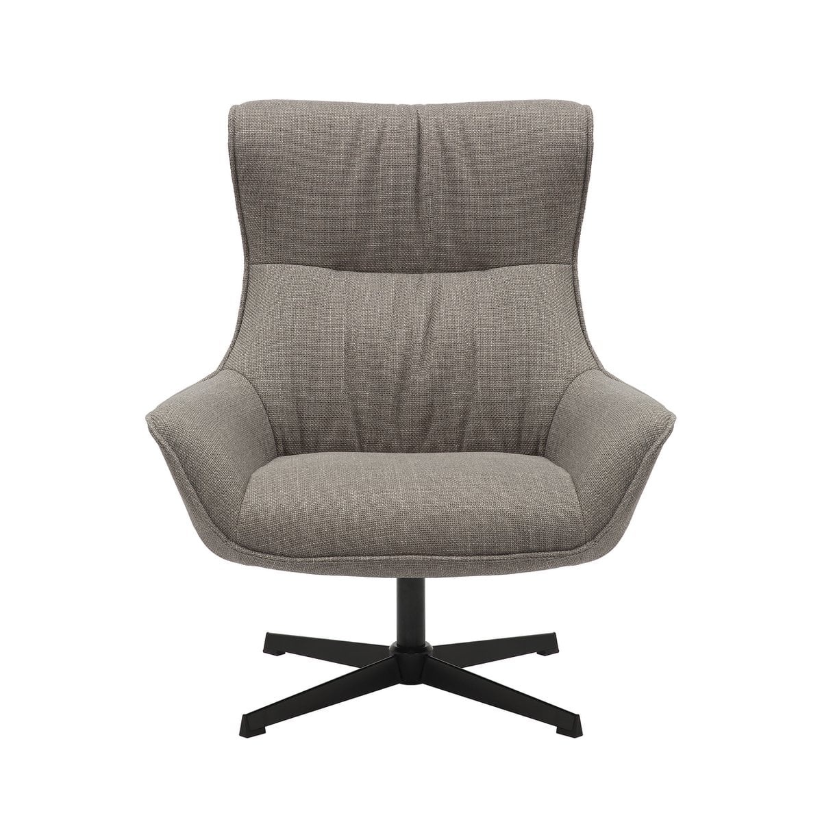 SalesFever Fauteuil structuurstof taupe