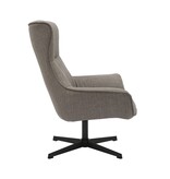 SalesFever Fauteuil structuurstof taupe