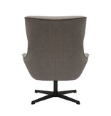 SalesFever Fauteuil structuurstof taupe