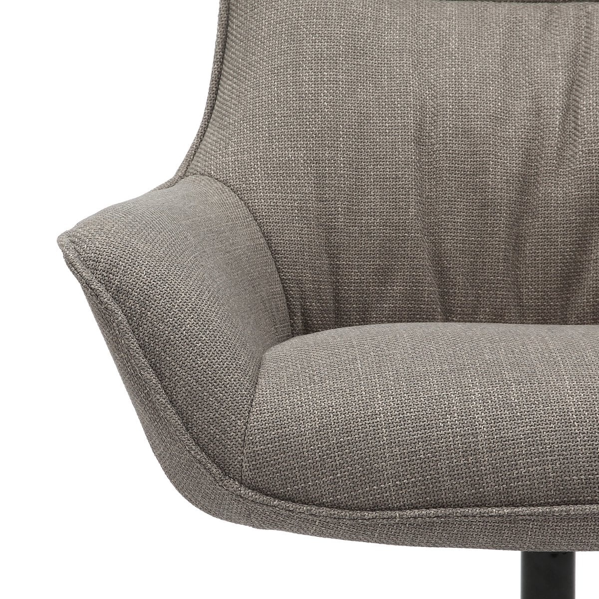 SalesFever Fauteuil structuurstof taupe