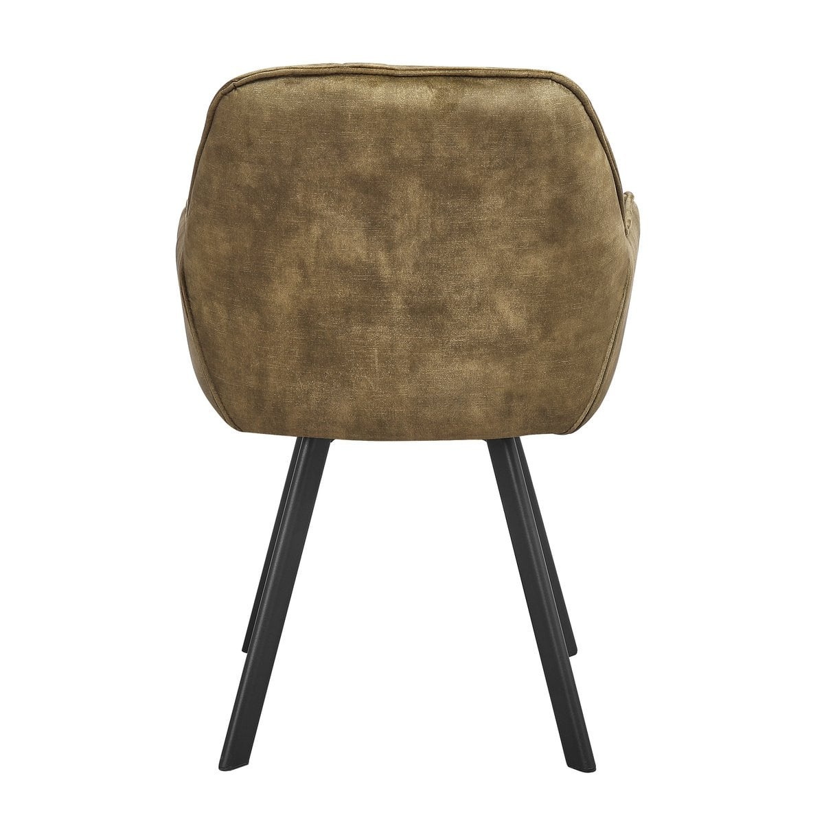 SalesFever Eetkamerstoel set van 2 vintage fluweel velours groen