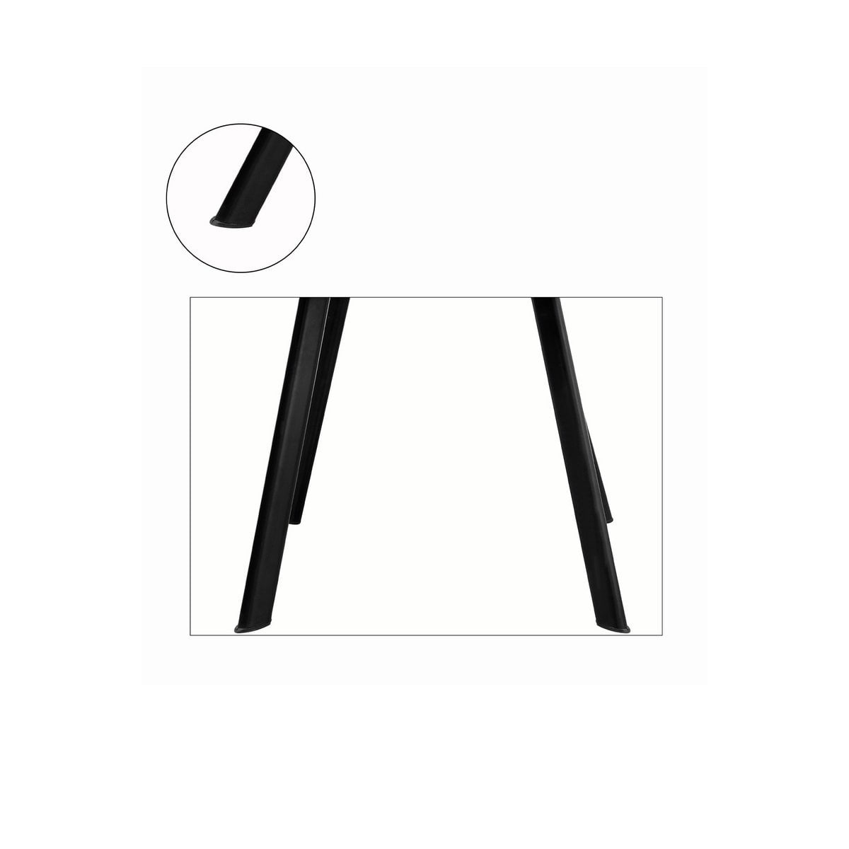 SalesFever Eetkamerstoel set van 2 vintage fluweel velours groen