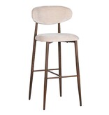 KantoormeubelenPlus Japandi Bar Chair Tan (set van 2)