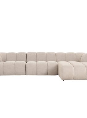 Pole To Pole Bank New York 4-zits (Rechter Lounge) Beige