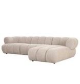 Pole To Pole Bank New York 4-zits (Rechter Lounge) Beige
