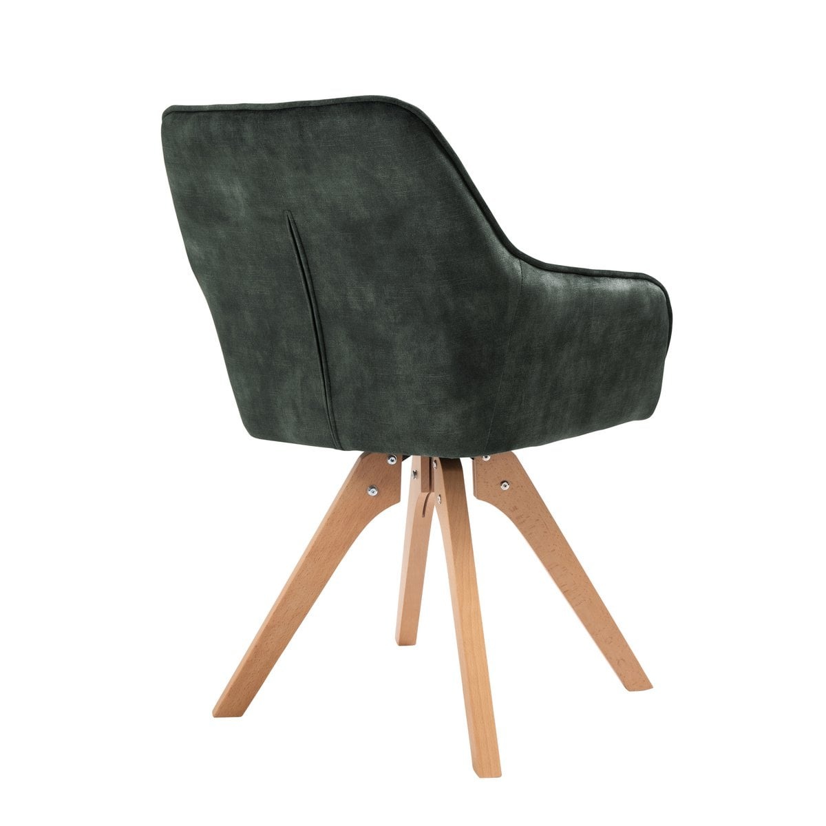 SalesFever Fauteuil vintage fluweel velours, donkergroen