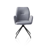 SalesFever Fauteuil met 180° draaifunctie donkergrijs