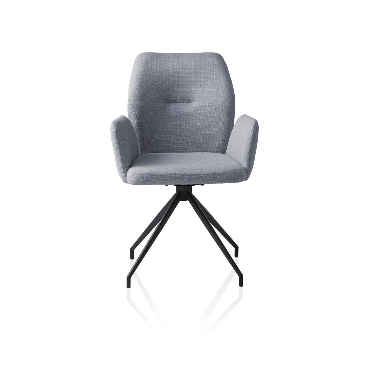 SalesFever Fauteuil met 180° draaifunctie donkergrijs