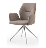 SalesFever Fauteuil met 180° draaifunctie bruin