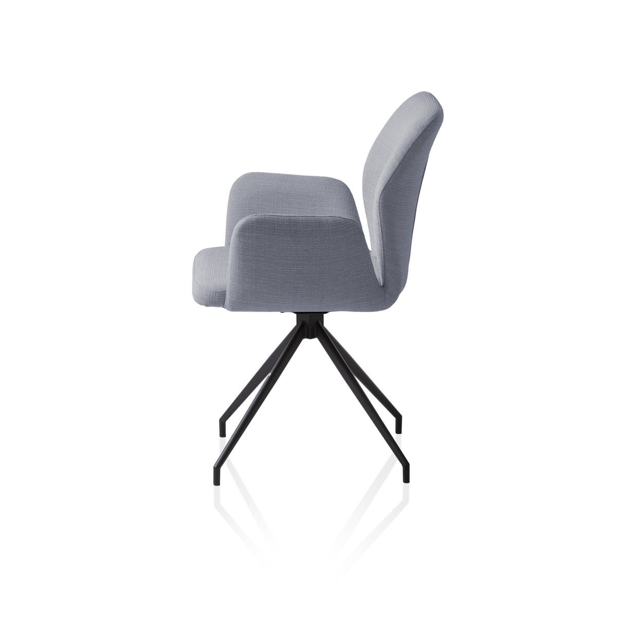 SalesFever Fauteuil met 180° draaifunctie donkergrijs
