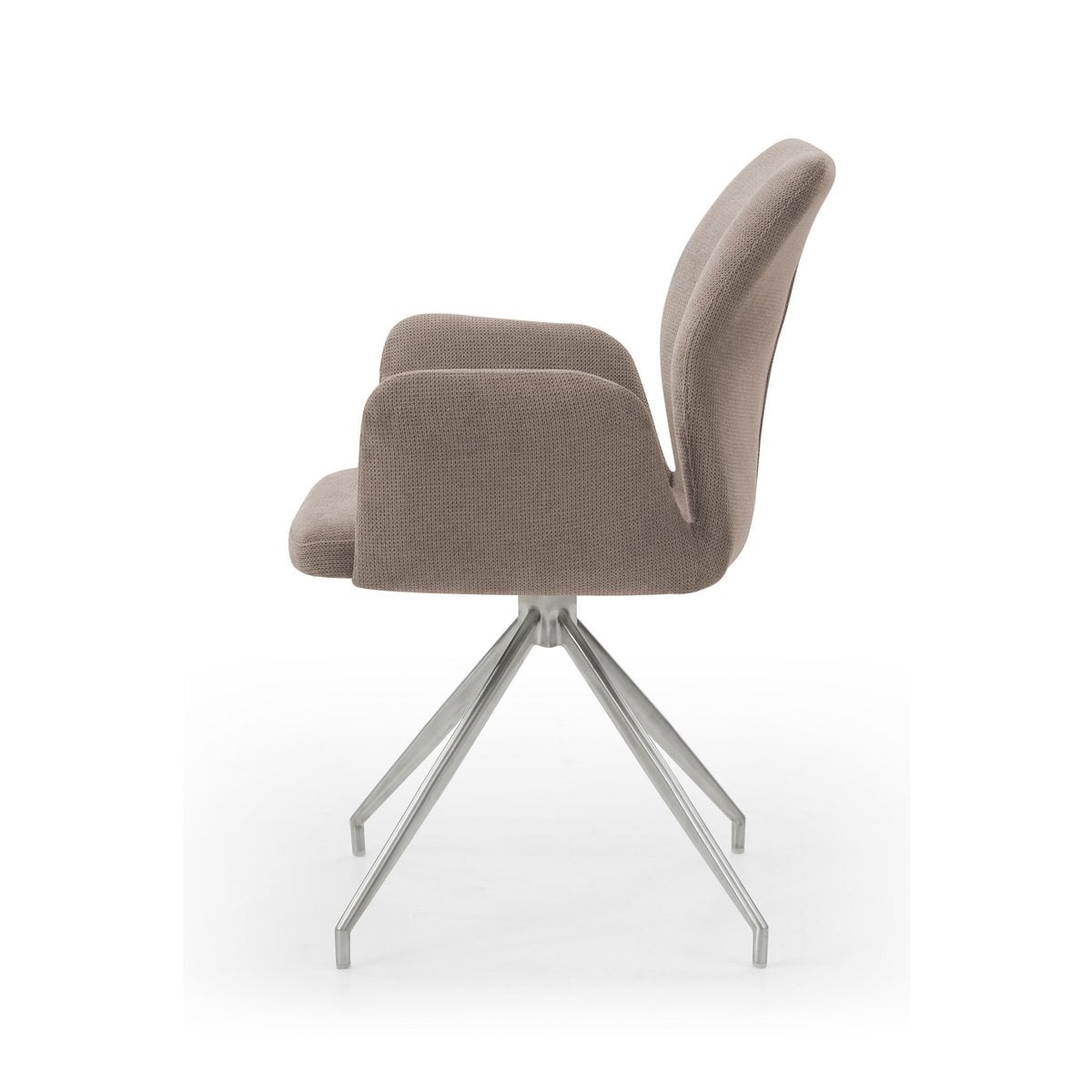 SalesFever Fauteuil met 180° draaifunctie bruin