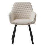 SalesFever Set van 2 fauteuils beige