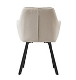 SalesFever Set van 2 fauteuils beige