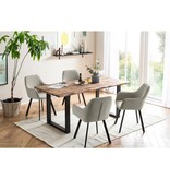 SalesFever Set van 2 fauteuils beige