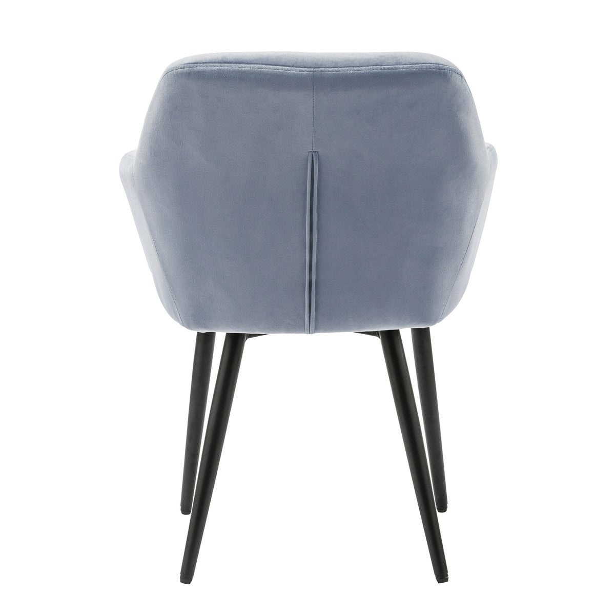 SalesFever Fauteuil lichtgrijs fluweel