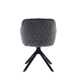 SalesFever Fauteuil met honingraatquilt grijs