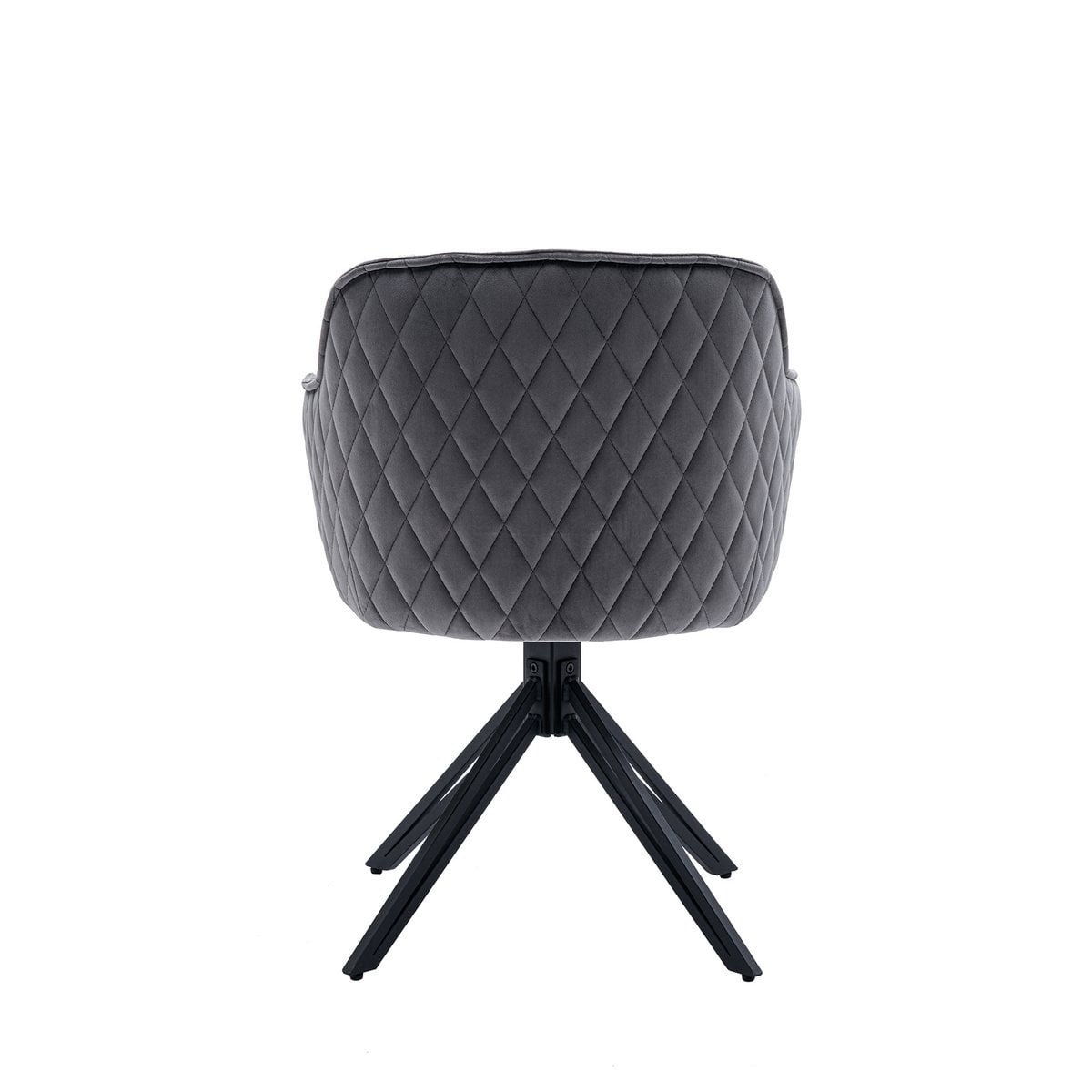 SalesFever Fauteuil met honingraatquilt grijs