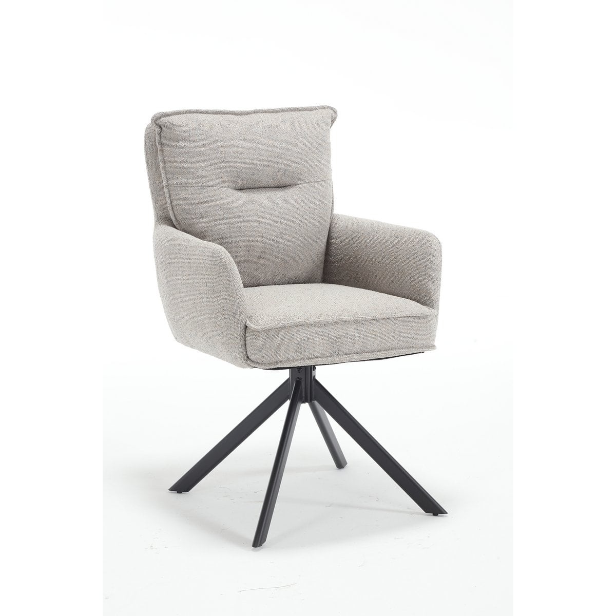 SalesFever Fauteuil structuurstof grijs