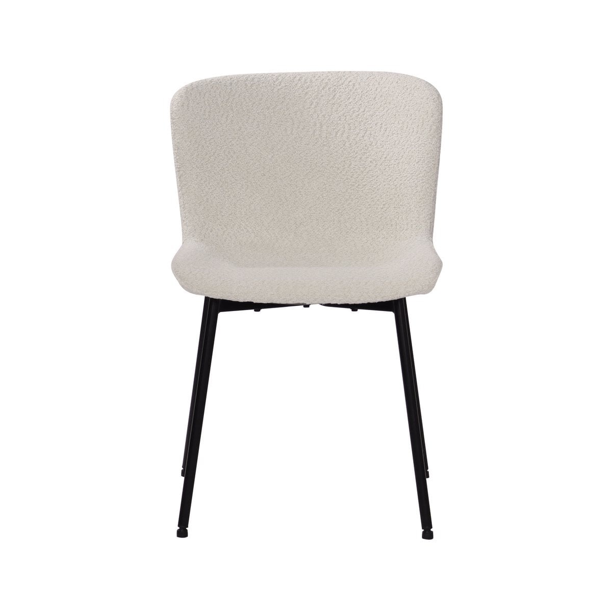 Set van 2 stoelen met bouclé bekleding