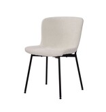 Set van 2 stoelen met bouclé bekleding