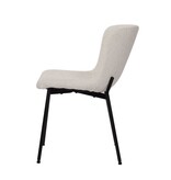 Set van 2 stoelen met bouclé bekleding