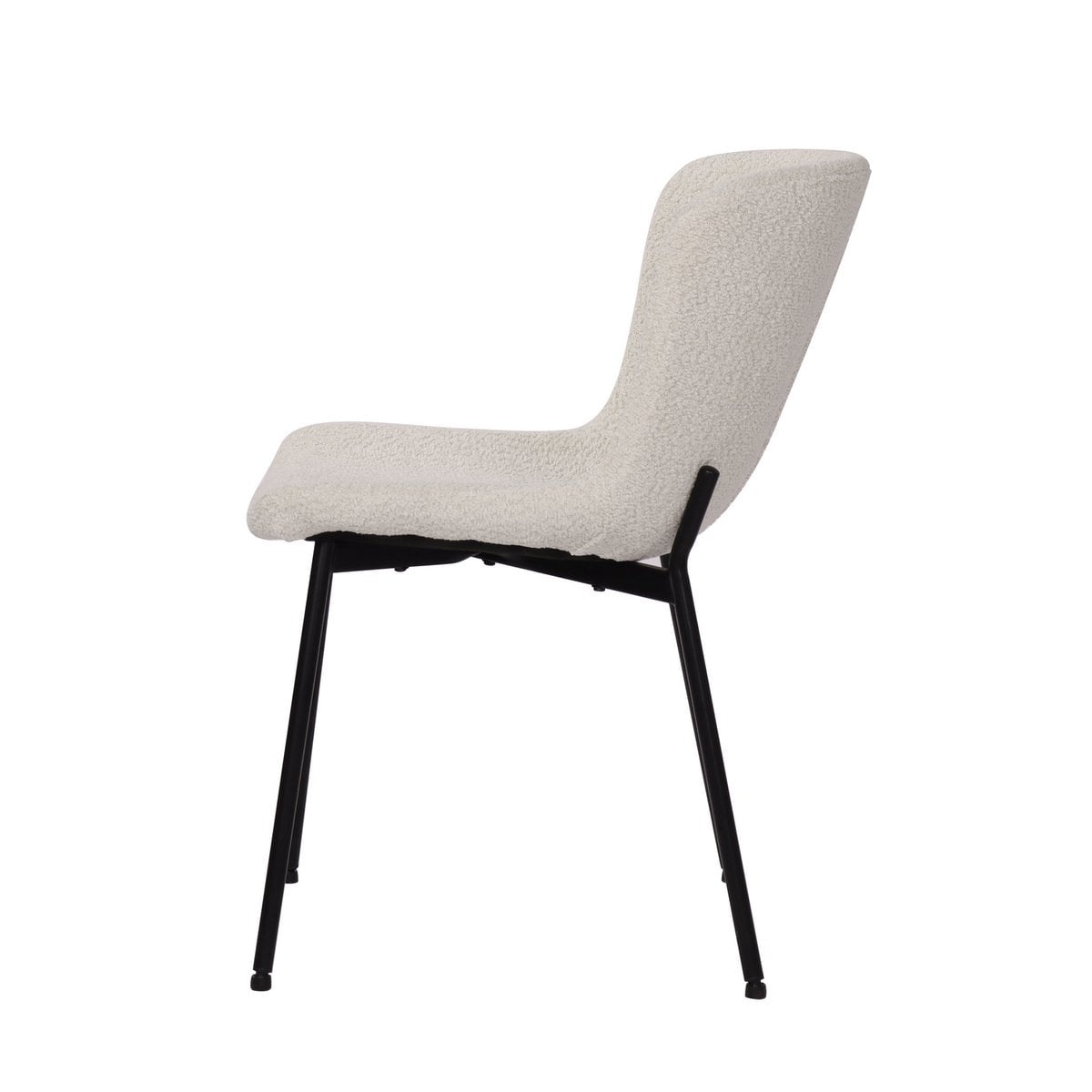 Set van 2 stoelen met bouclé bekleding