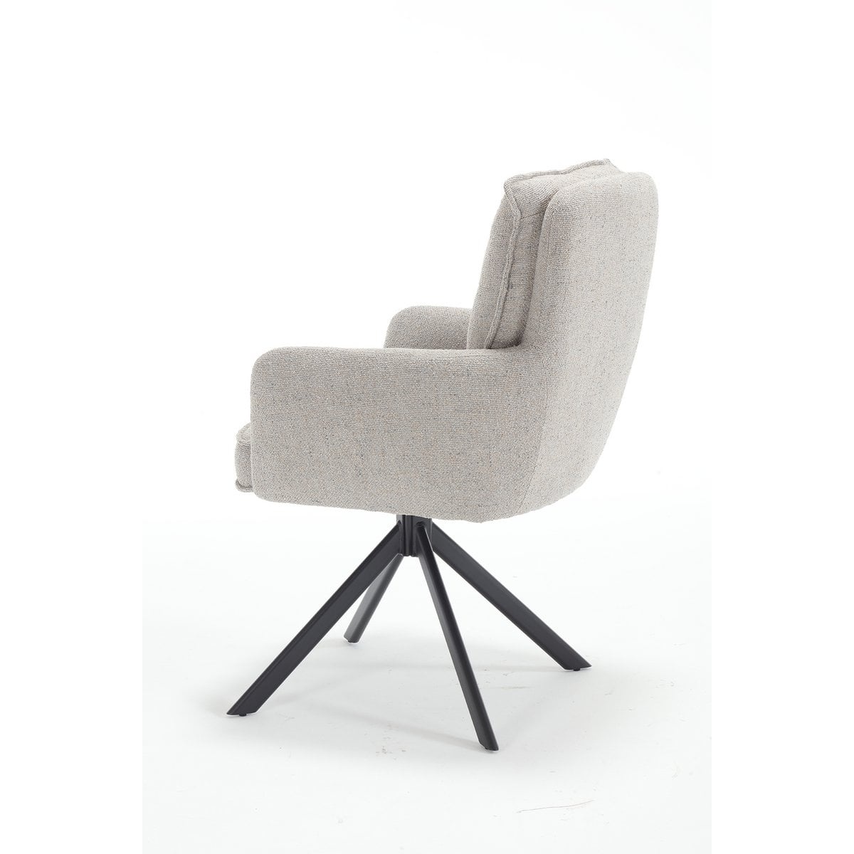 SalesFever Fauteuil structuurstof grijs