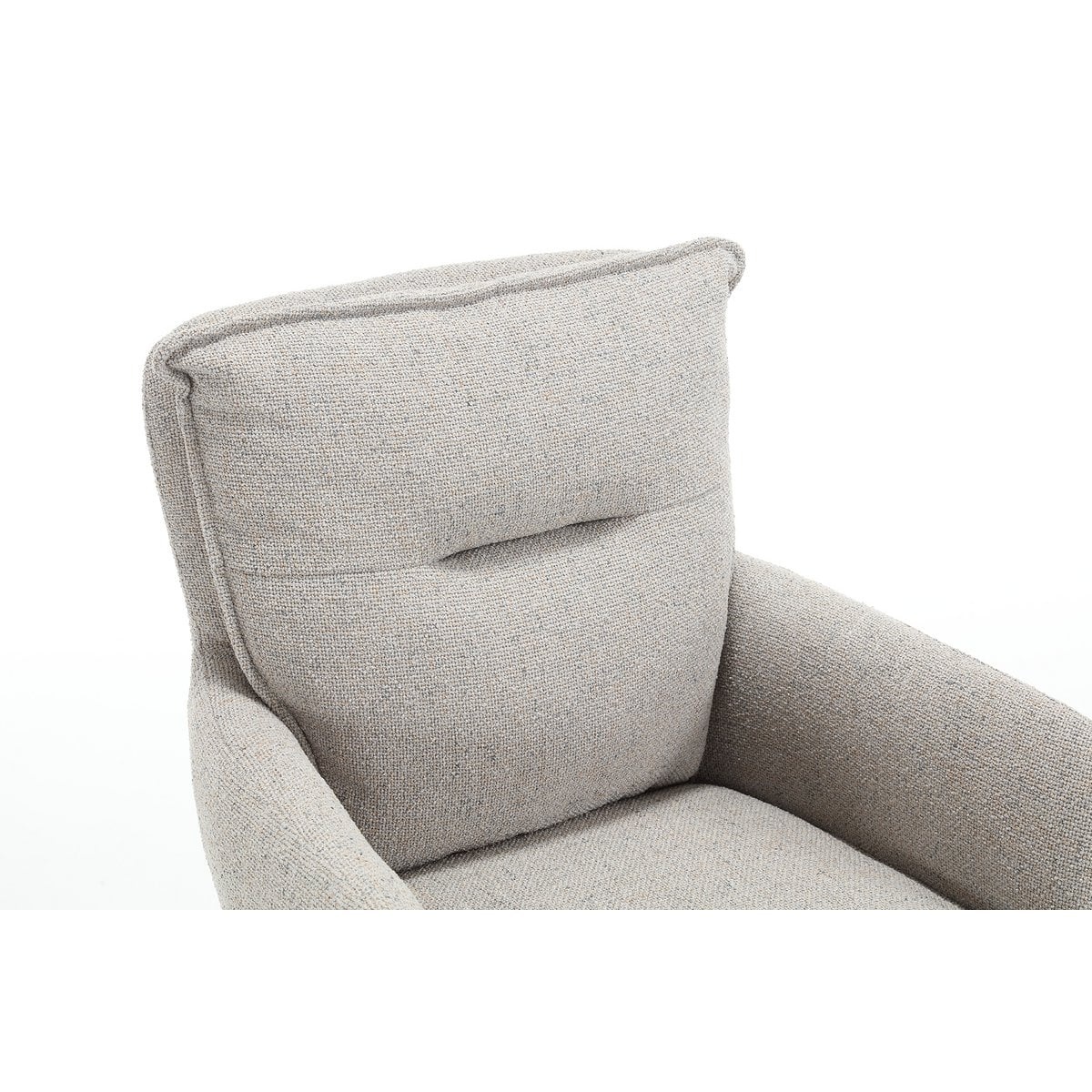 SalesFever Fauteuil structuurstof grijs