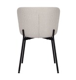 Set van 2 stoelen met bouclé bekleding