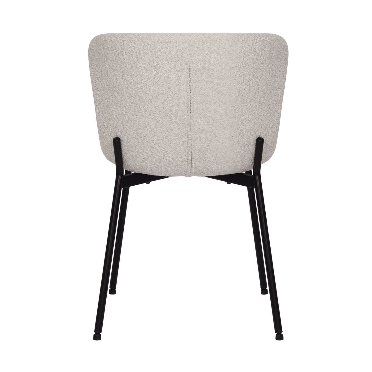 Set van 2 stoelen met bouclé bekleding