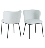 SalesFever Stoelenset van 2 wit