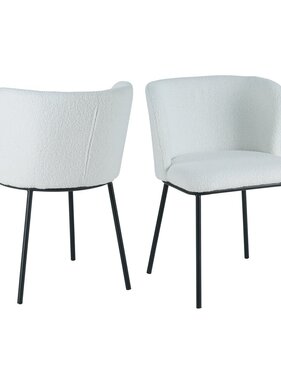 SalesFever Stoelenset van 2 wit