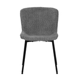 Set van 2 stoelen met bouclé bekleding