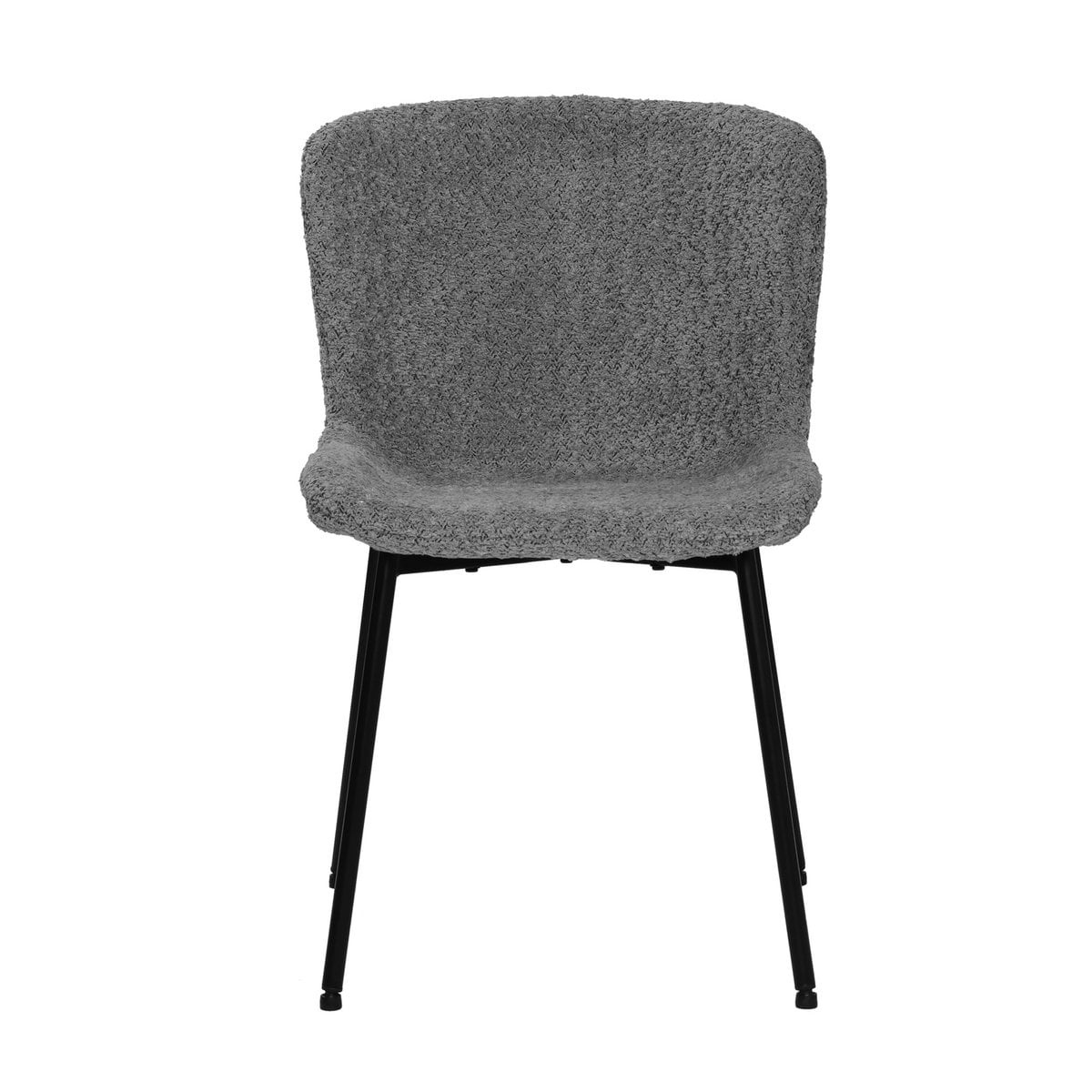 Set van 2 stoelen met bouclé bekleding
