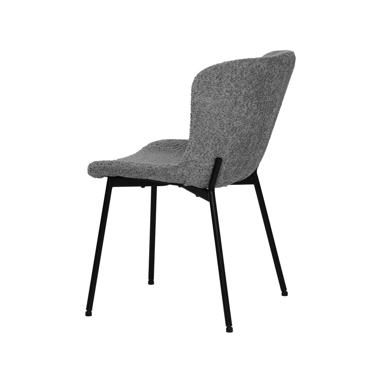 Set van 2 stoelen met bouclé bekleding