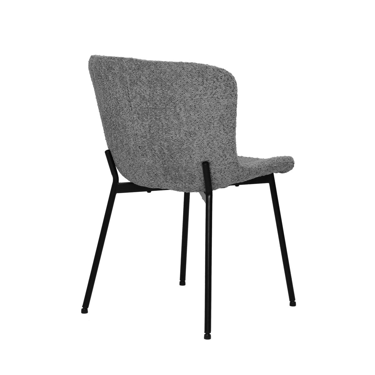 Set van 2 stoelen met bouclé bekleding