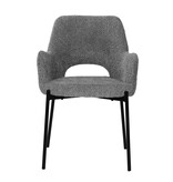 KantoormeubelenPlus Fauteuilset van 2 met uitgesneden rugleuning