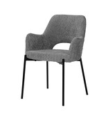 KantoormeubelenPlus Fauteuilset van 2 met uitgesneden rugleuning