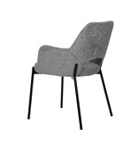 KantoormeubelenPlus Fauteuilset van 2 met uitgesneden rugleuning