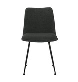 Set van 2 stoelen met bouclé bekleding