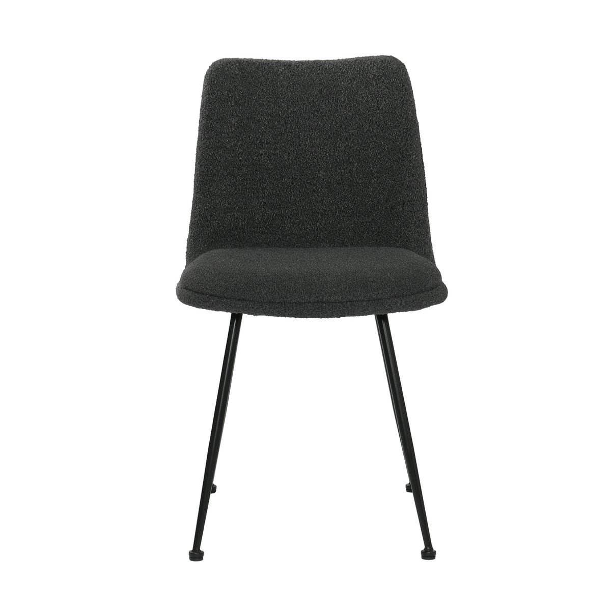 Set van 2 stoelen met bouclé bekleding
