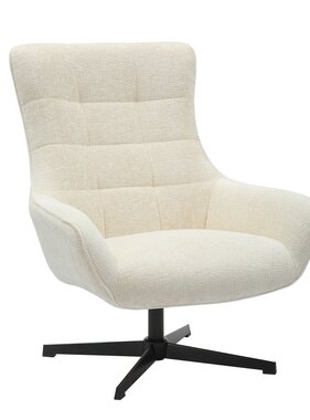 SalesFever Fauteuil chenille stof beige