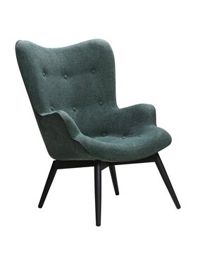 SalesFever Fauteuil dennengroen structuurstof