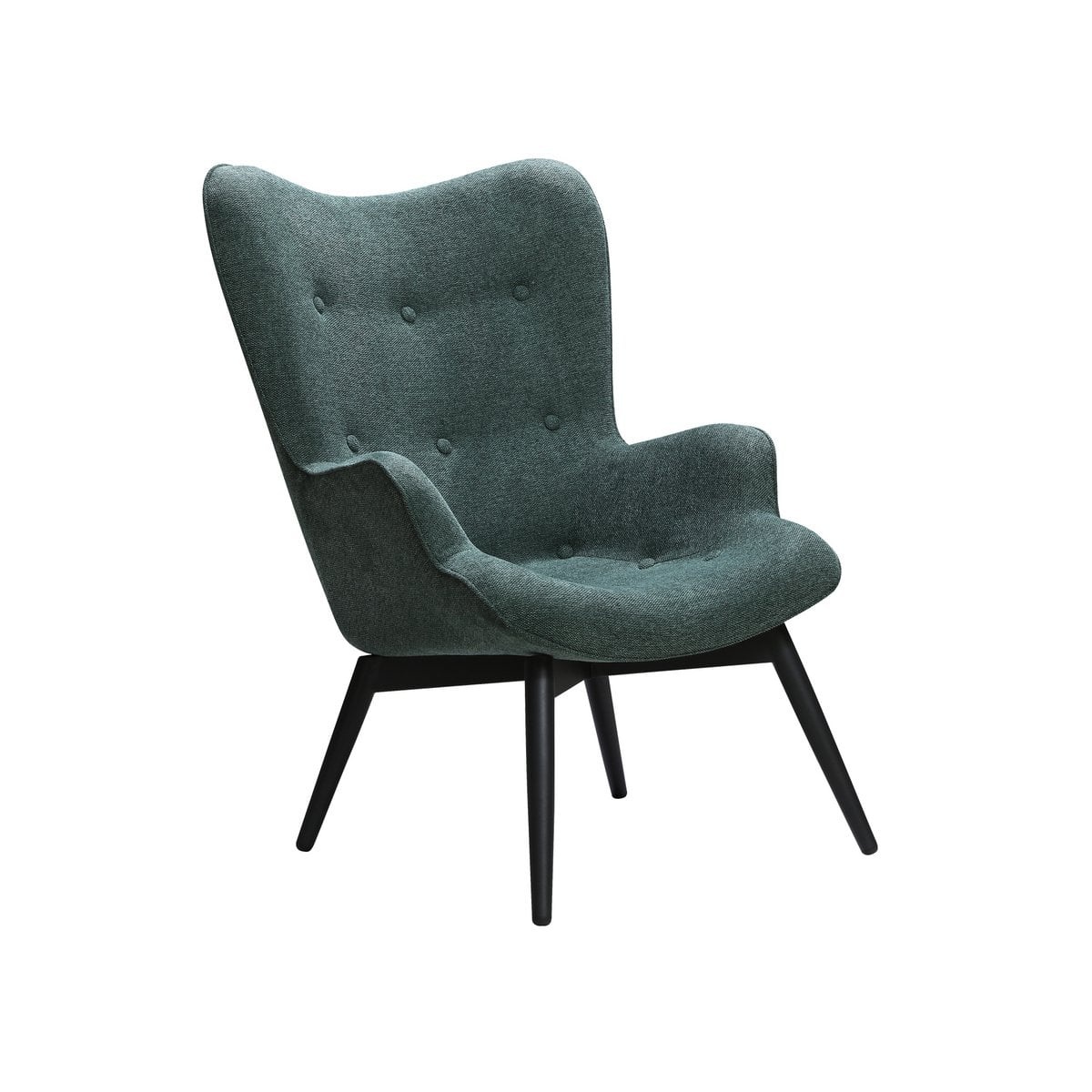 SalesFever Fauteuil dennengroen structuurstof