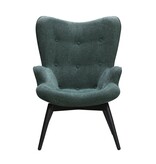 SalesFever Fauteuil dennengroen structuurstof
