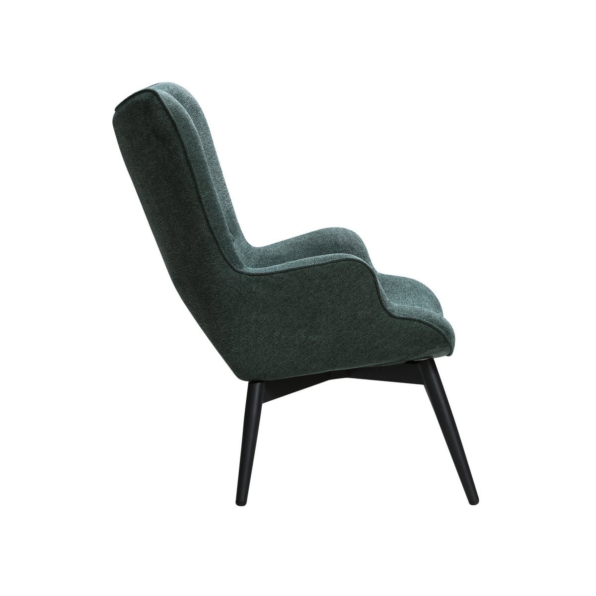 SalesFever Fauteuil dennengroen structuurstof